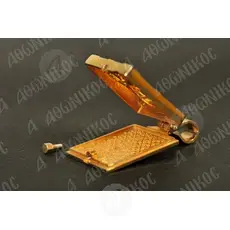 Gold Plated Reliquary Pendant Saint Andrew (1G) - Jewelry στο Athonian.gr