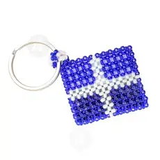 Mount Athos Κeyring with the Greek Flag - Handiwork στο Athonian.gr