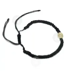 Waxed Prayer Rope with Virgin Mary Hodegetria (WAX-01) - Prayer ropes στο Athonian.gr