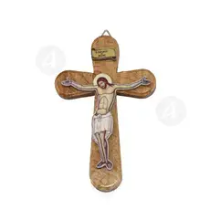 Wooden Wall Cross (LB-95) - Handiwork στο Athonian.gr