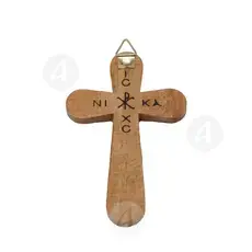 Wooden Wall Cross (LB-95) - Handiwork στο Athonian.gr