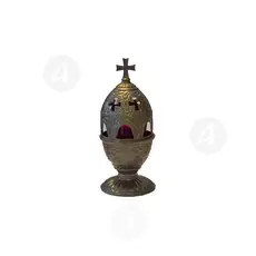 Home Table Metal Vigil Lamp "ALFA" 0206 - Ecclesiastical Utensils στο Athonian.gr