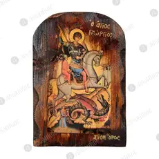Saint George Horseback - Orthodox Icons στο Athonian.gr