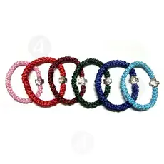 Coloured Prayer Ropes 33 Knots with Silver Cross (33001MA) - Prayer ropes στο Athonian.gr
