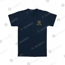 Athonian T-Shirt with Embroidered IC XC NIKA - Clothing & Accessories στο Athonian.gr