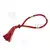 50 Knots Crimson Prayer Rope with Tassel (50MA-RED) - Prayer ropes στο Athonian.gr