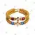 Gold Thread Prayer Rope 33 Knots with Cross (GOLRED-33CL) - Prayer Ropes στο Athonian.gr