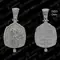 Silver Reliquary Pendant Virgin Mary Seven Swords (1A) - Jewelry στο Athonian.gr