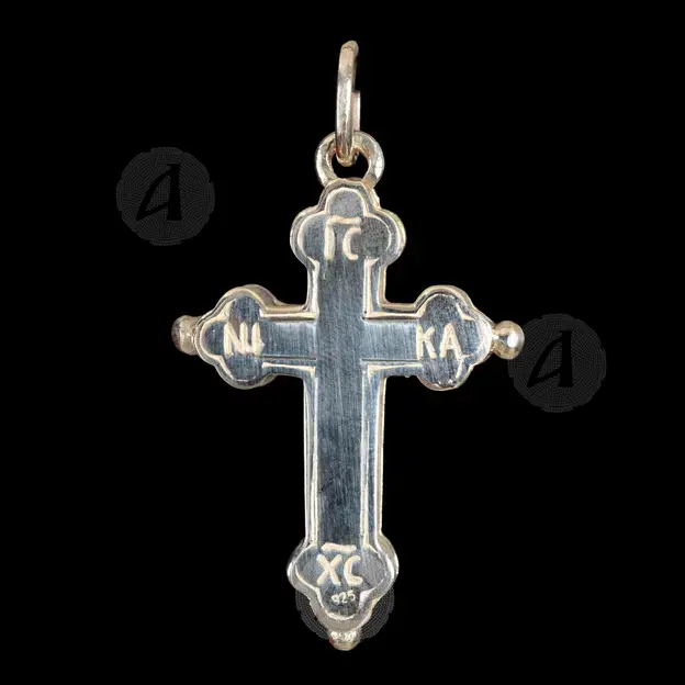 Silver Screw Cross Necklace 146 - Jewelry στο Athonian.gr