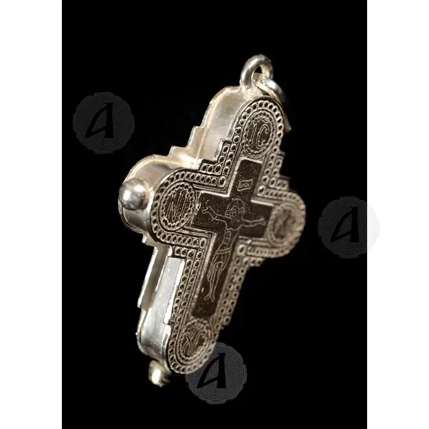 Silver Screw Cross Necklace 55 - Jewelry στο Athonian.gr