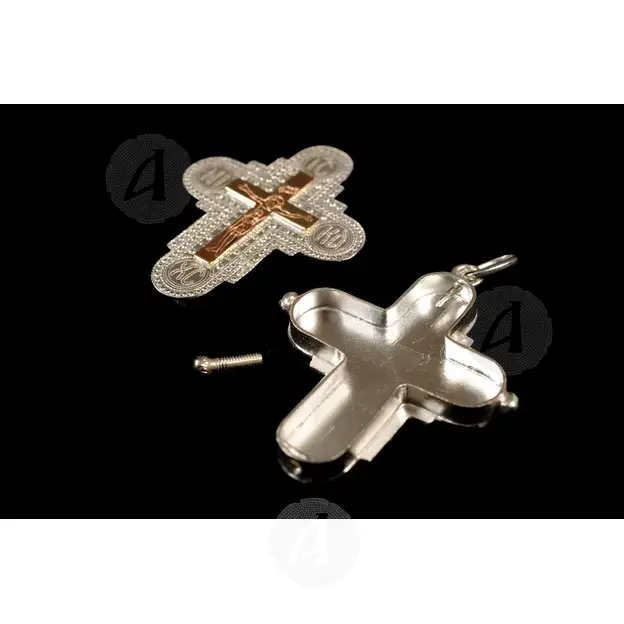 Silver Screw Cross Necklace 54 - Jewelry στο Athonian.gr