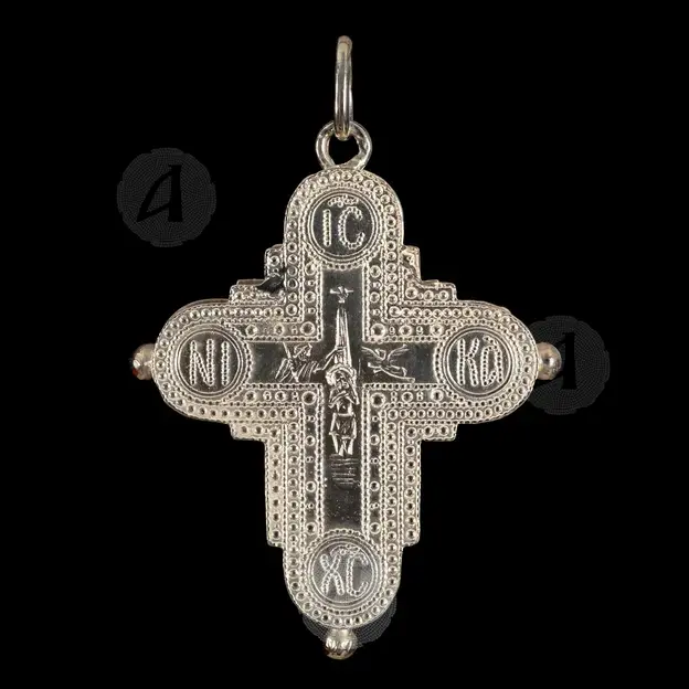 Silver Screw Cross Necklace 54 - Jewelry στο Athonian.gr