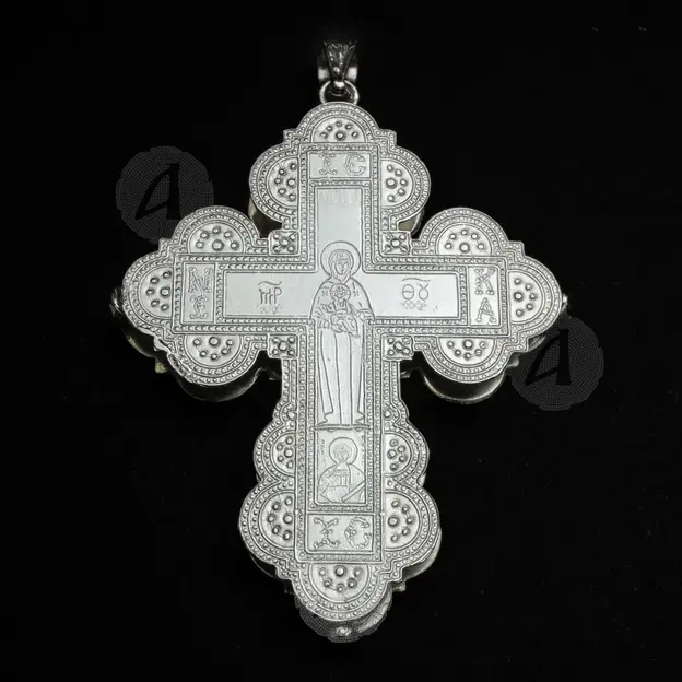 Silver Screw Cross Necklace 59 - Jewelry στο Athonian.gr