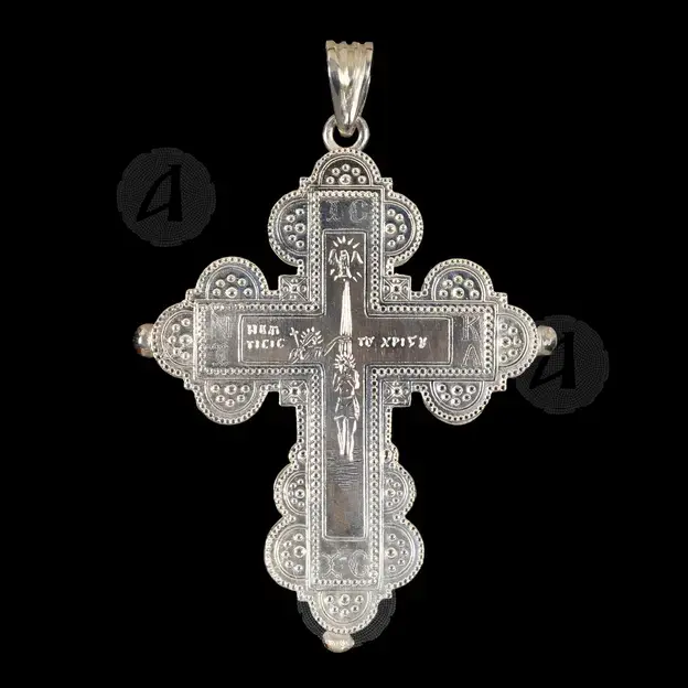 Silver Screw Cross Necklace 56 - Jewelry στο Athonian.gr