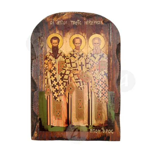 Saints Three Hierarchs - Fathers of the Church - Orthodox Icons στο Athonian.gr