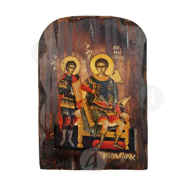 Saints Nestor & Demetrios - Orthodox Icons στο Athonian.gr