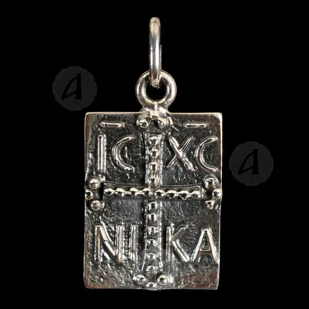 Silver Pendant IC XC NIKA 11 - Jewelry στο Athonian.gr