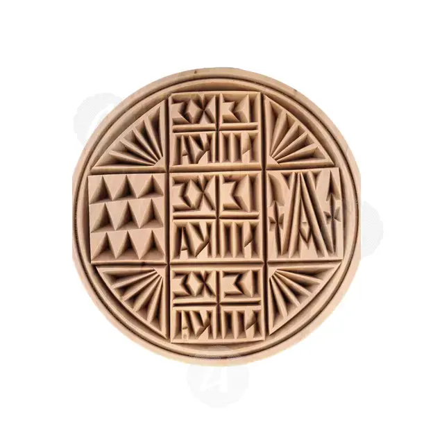Handmade Holy Bread Stamp Prosphora 15cm Holy Skete of Iviron - Handiwork στο Athonian.gr