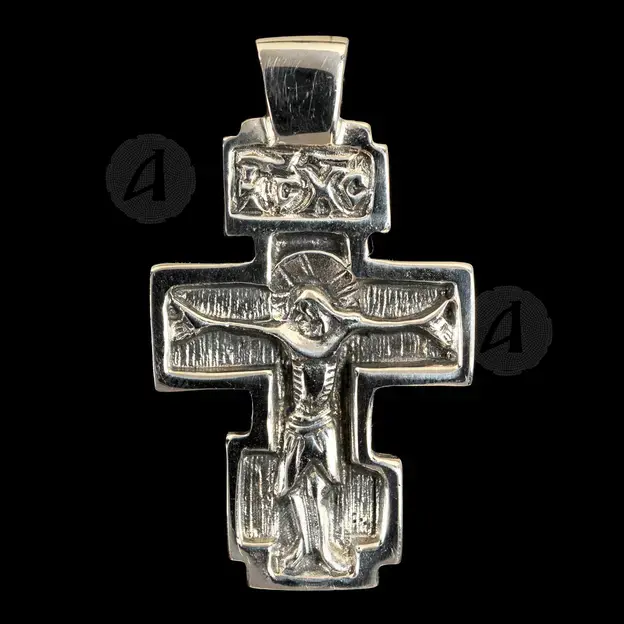 Silver cross necklace 140 - Jewelry στο Athonian.gr