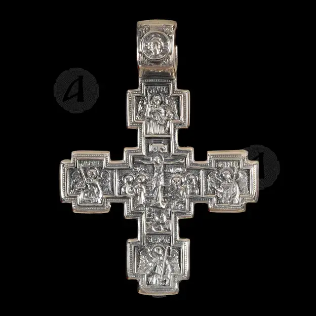 Silver cross necklace 141 - Jewelry στο Athonian.gr
