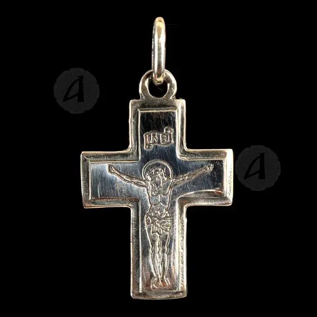 Silver Cross Necklace 925° with Jesus Christ (16) - Jewelry στο Athonian.gr