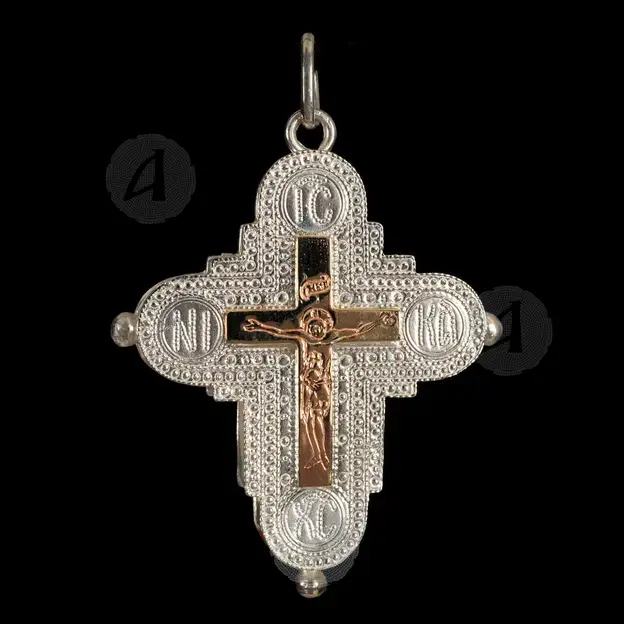 Silver Screw Cross Necklace 54 - Jewelry στο Athonian.gr