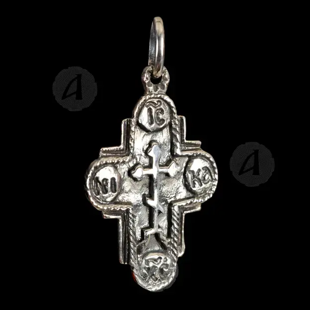 Mount Athos Silver Cross Necklace (79) - Jewelry στο Athonian.gr