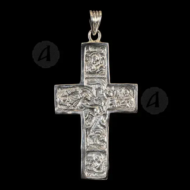 Silver cross necklace 27 - Jewelry στο Athonian.gr