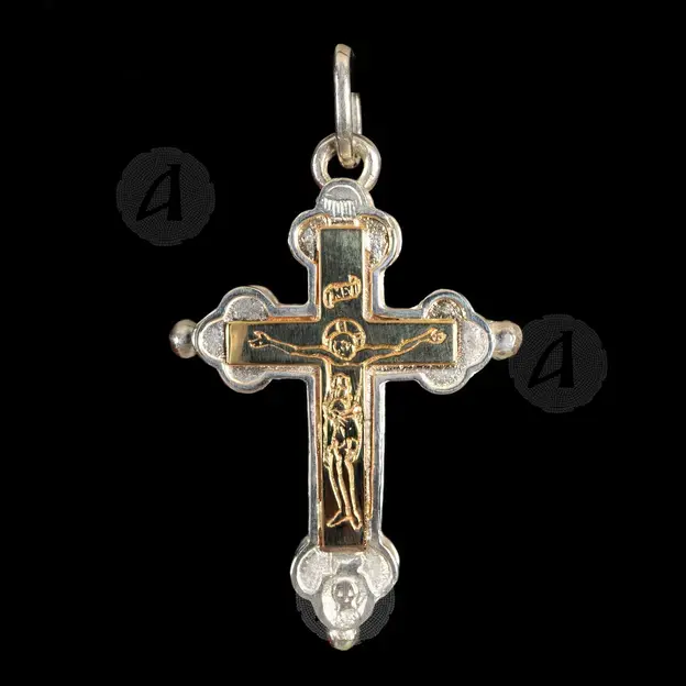 Silver Screw Cross Necklace 146 - Jewelry στο Athonian.gr