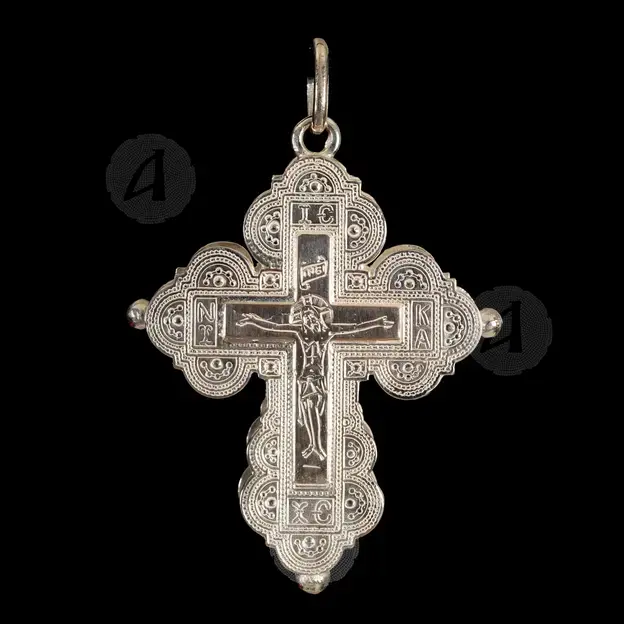 Silver Screw Cross Necklace 59 - Jewelry στο Athonian.gr