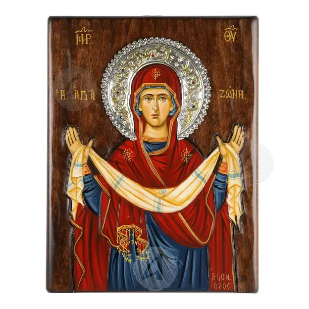Virgin Mary Holy belt - Orthodox Icons στο Athonian.gr