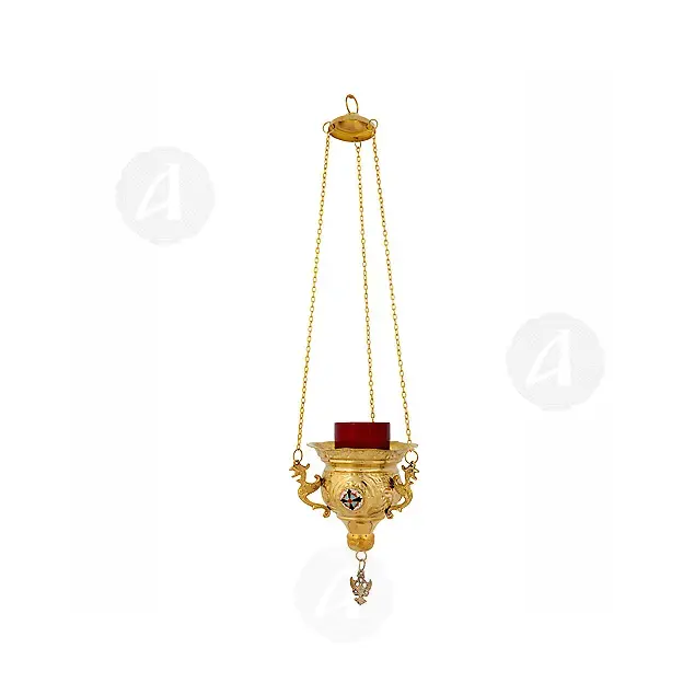 Hanging Vigil Lamp Gold Plated (231e-HC) - Ecclesiastical Utensils στο Athonian.gr