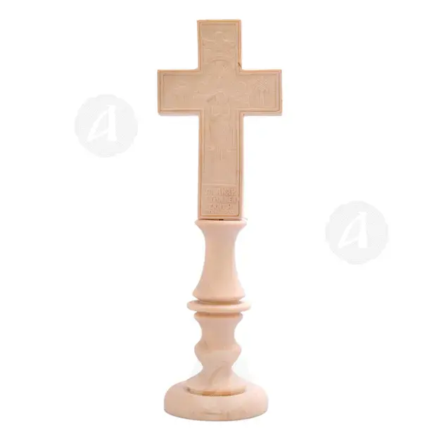 Table Blessing Cross (TAB-WHI) - Ecclesiastical Utensils στο Athonian.gr