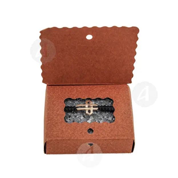 Macrame Bracelet with Cross (010411) - Jewelry στο Athonian.gr