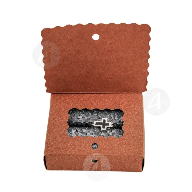 Macrame Bracelet with Cross (111111) - Jewelry στο Athonian.gr