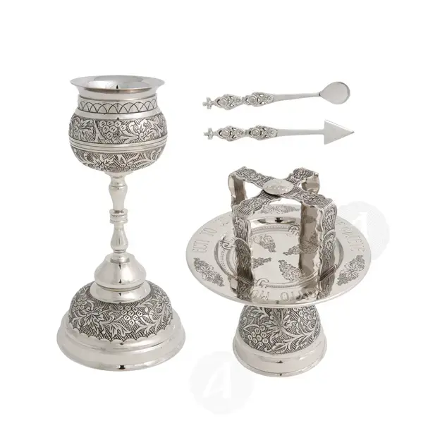 Nickel-plated Chalice - Ecclesiastical Utensils στο Athonian.gr