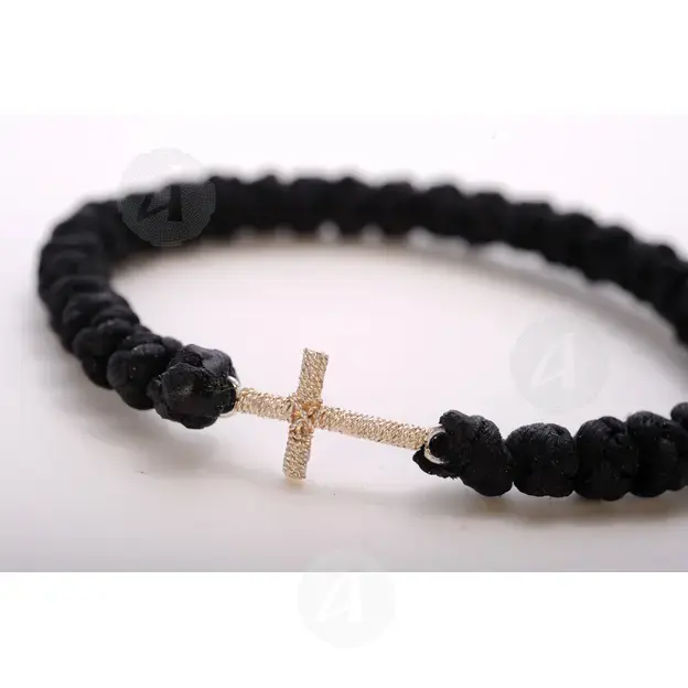Prayer Rope with Silver Cross (010503) - Prayer ropes στο Athonian.gr