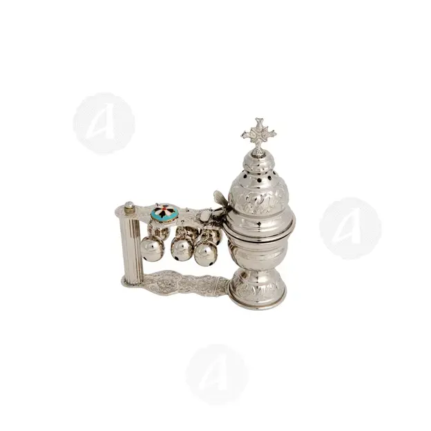 Katzion Censer Nickel Plated (401N) - Ecclesiastical Utensils στο Athonian.gr