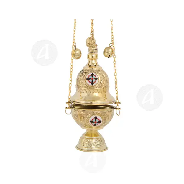 Church Censer Bronze (377B) - Ecclesiastical Utensils στο Athonian.gr