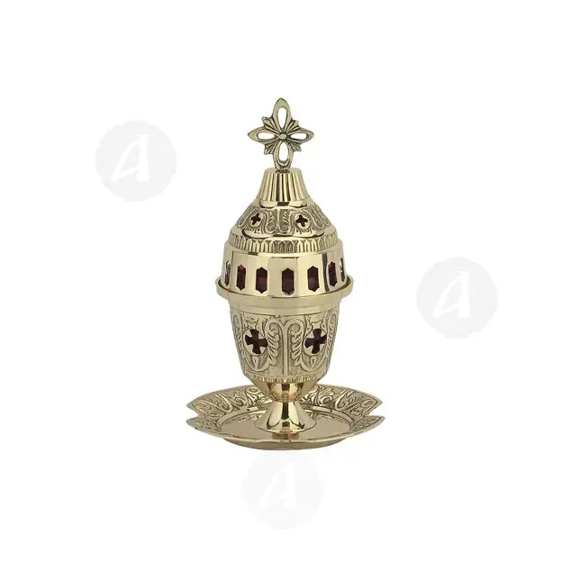 Home Table Vigil Lamp Bronze (8652b) - Ecclesiastical Utensils στο Athonian.gr