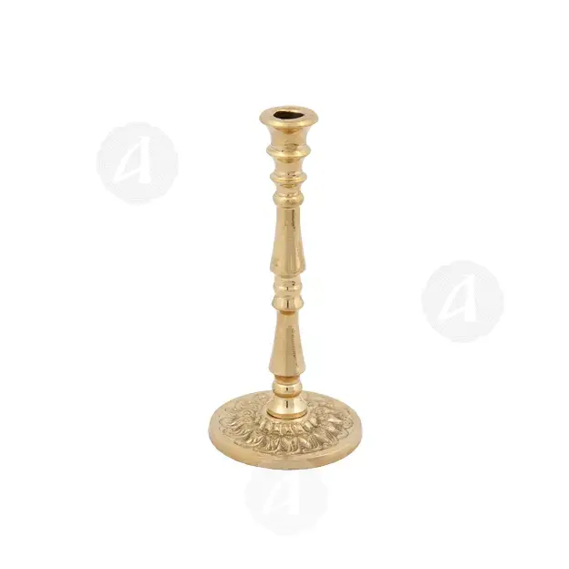 Church Candlestick Bronze (106B) - Ecclesiastical Utensils στο Athonian.gr