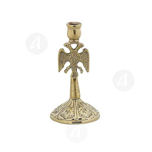 Church Candlestick Bronze Byzantine Eagle (8444b) - Ecclesiastical Utensils στο Athonian.gr