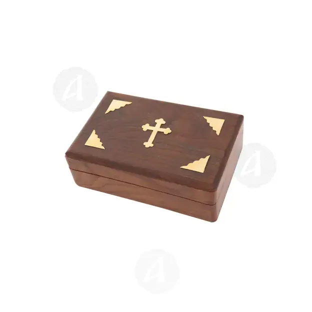 Wooden incense box - Ecclesiastical Utensils στο Athonian.gr
