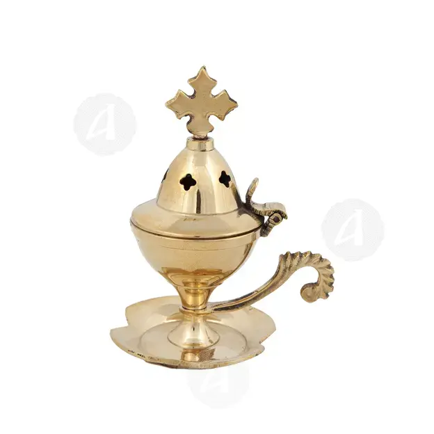 Home Thurible Bronze (160b) - Ecclesiastical Utensils στο Athonian.gr