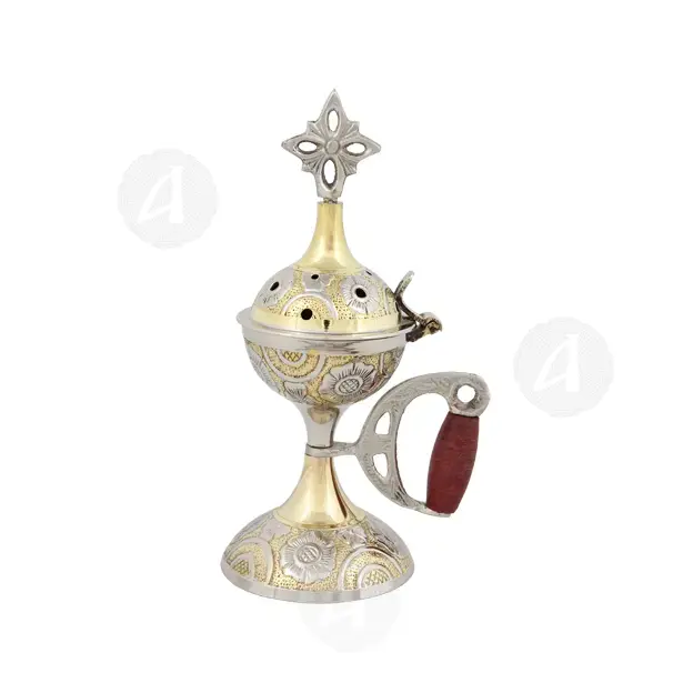 Home Thurible Nickel Plated (4027GN) - Ecclesiastical Utensils στο Athonian.gr