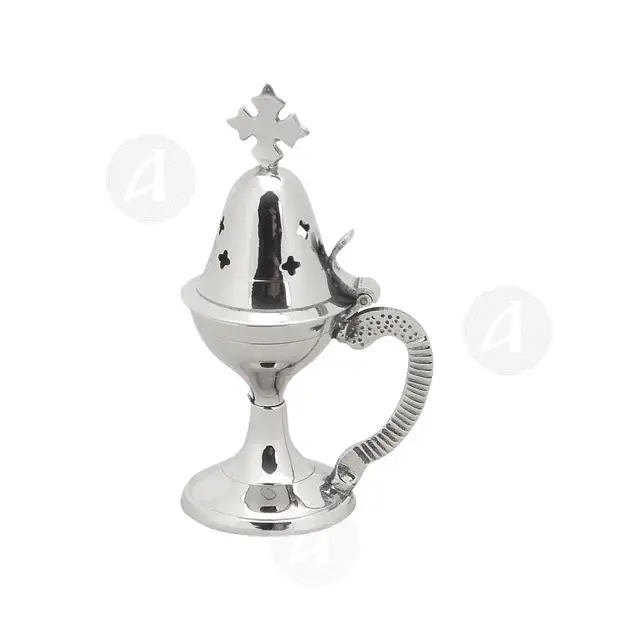 Home Thurible Nickel Plated (4099n) - Ecclesiastical Utensils στο Athonian.gr
