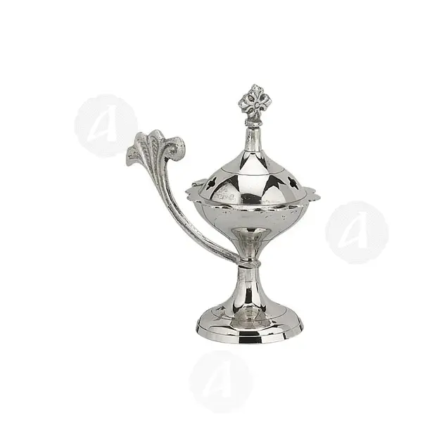 Home Thurible Nickel Plated (7694n) - Ecclesiastical Utensils στο Athonian.gr