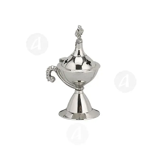 Home Thurible Nickel Plated (7707n) - Ecclesiastical Utensils στο Athonian.gr