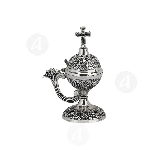 Home Thurible Nickel Plated (8124n) - Ecclesiastical Utensils στο Athonian.gr