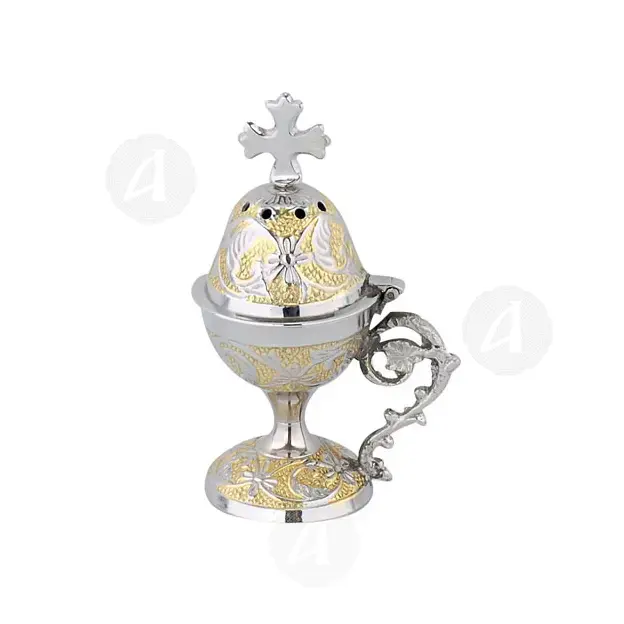 Home Thurible Two-Coloured (8638gn) - Ecclesiastical Utensils στο Athonian.gr